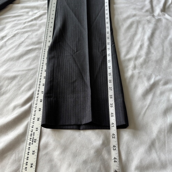 Pronto Uomo Couture Men's 100% Wool Dress Pant Trousers Navy Size 36 Formal - Picture 11 of 13